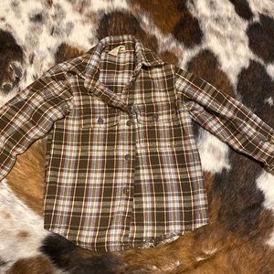 Flannel boys shirt